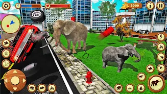 Elephant Simulator City Attack 螢幕截圖 2