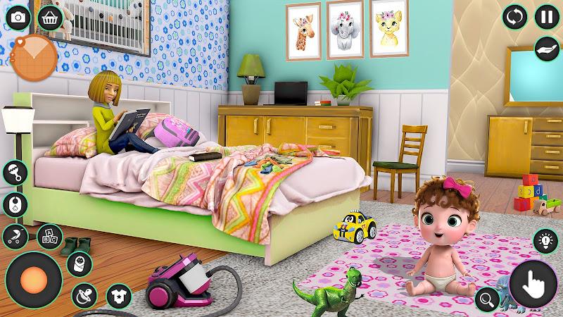 Pregnant Mom Family Game 3D Screenshot 3