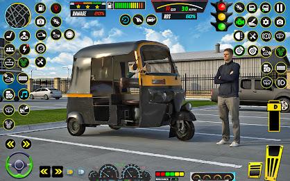 Rickshaw Game Rickshaw Driving ဖန်သားပြင်ဓာတ်ပုံ 3