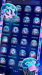 Jellyfish Theme ဖန်သားပြင်ဓာတ်ပုံ 1