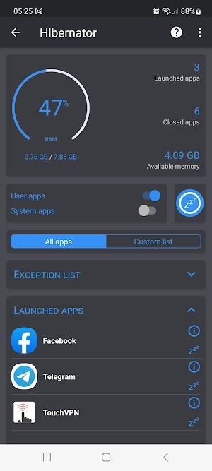 Hibernator mod apk pro unlocked