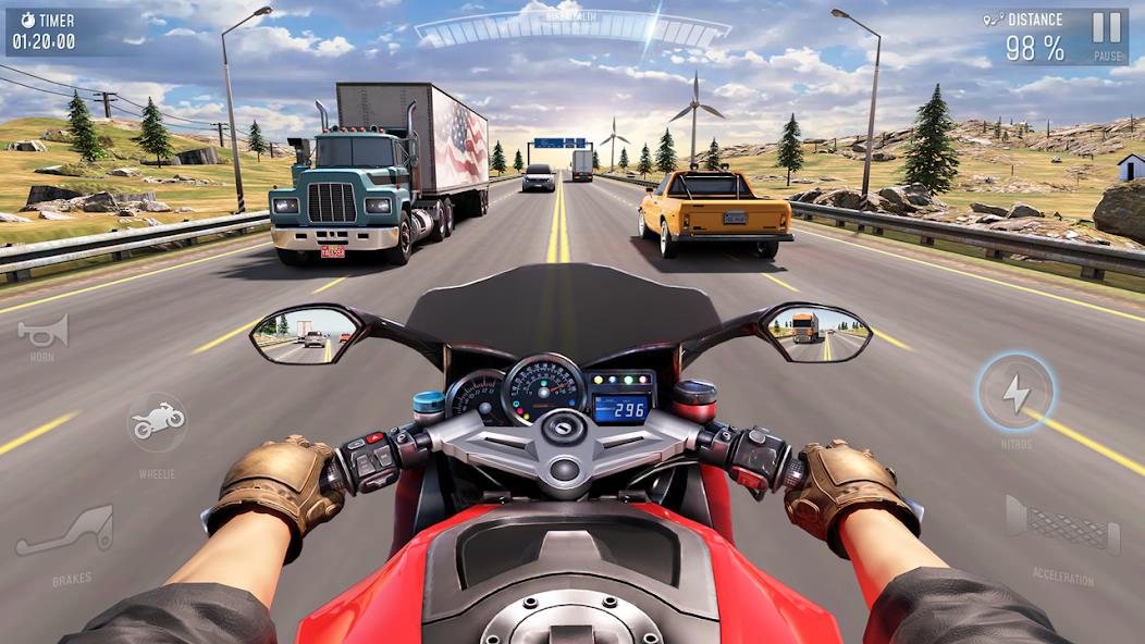 BRR: Moto Bike Racing Game 3D Mod 螢幕截圖 0