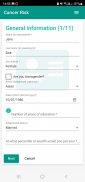 Cancer Risk Calculator Ảnh chụp màn hình 1