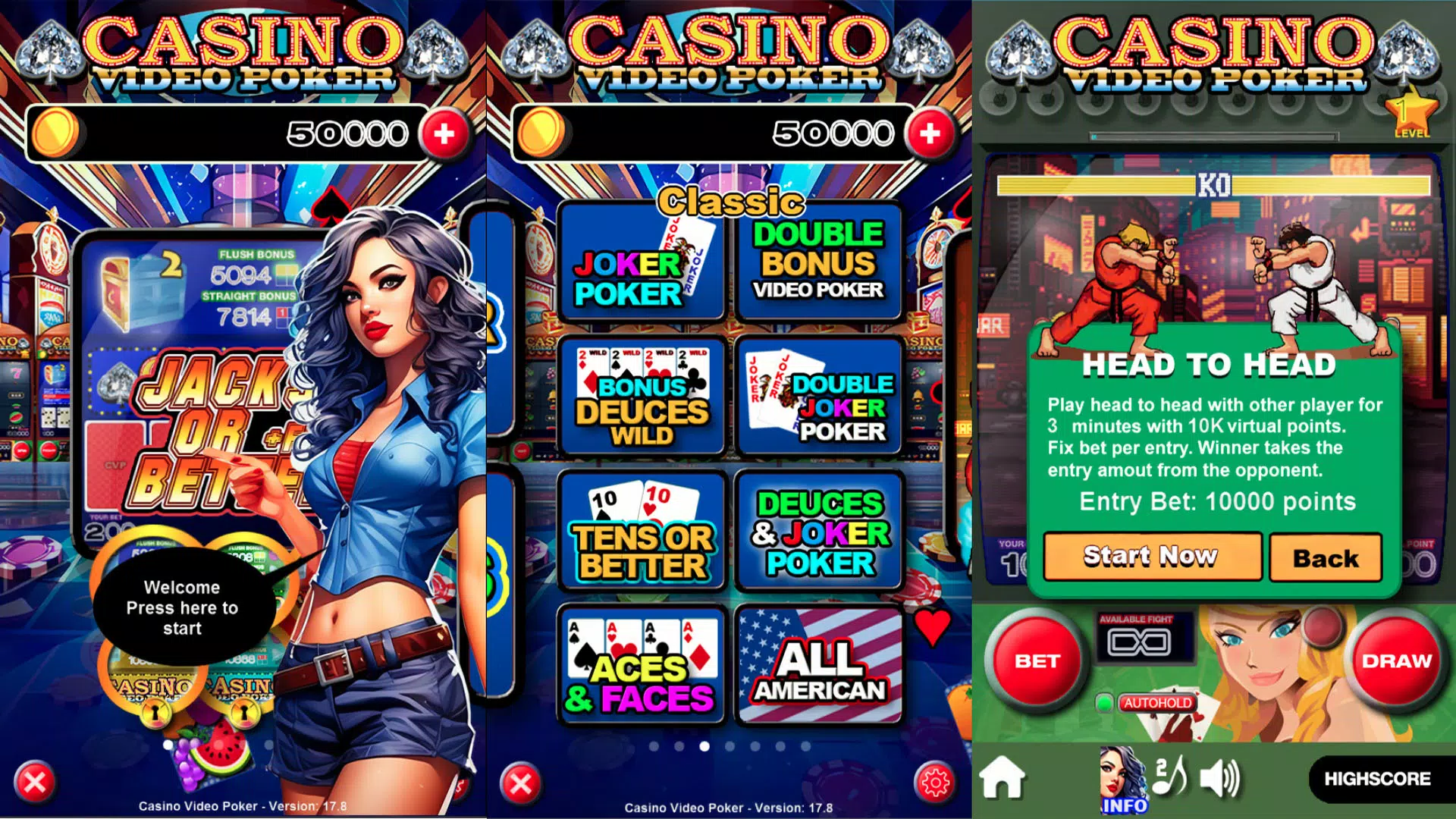 Casino Video Poker Скриншот 0