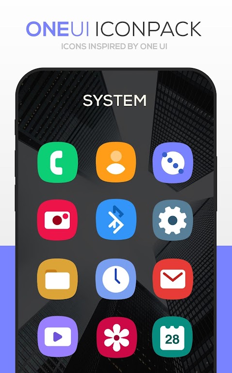 ONE UI Icon Pack Mod Schermafbeelding 0