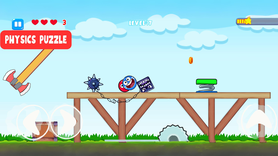 Ball V - Red Bounce Ball 5 Mod ဖန်သားပြင်ဓာတ်ပုံ 2