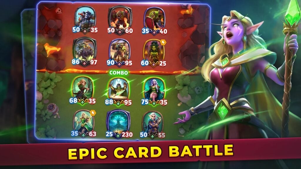 ARCANE RUSH: Battlegrounds、Auto Chess 卡牌遊戲，在 Android 上推出