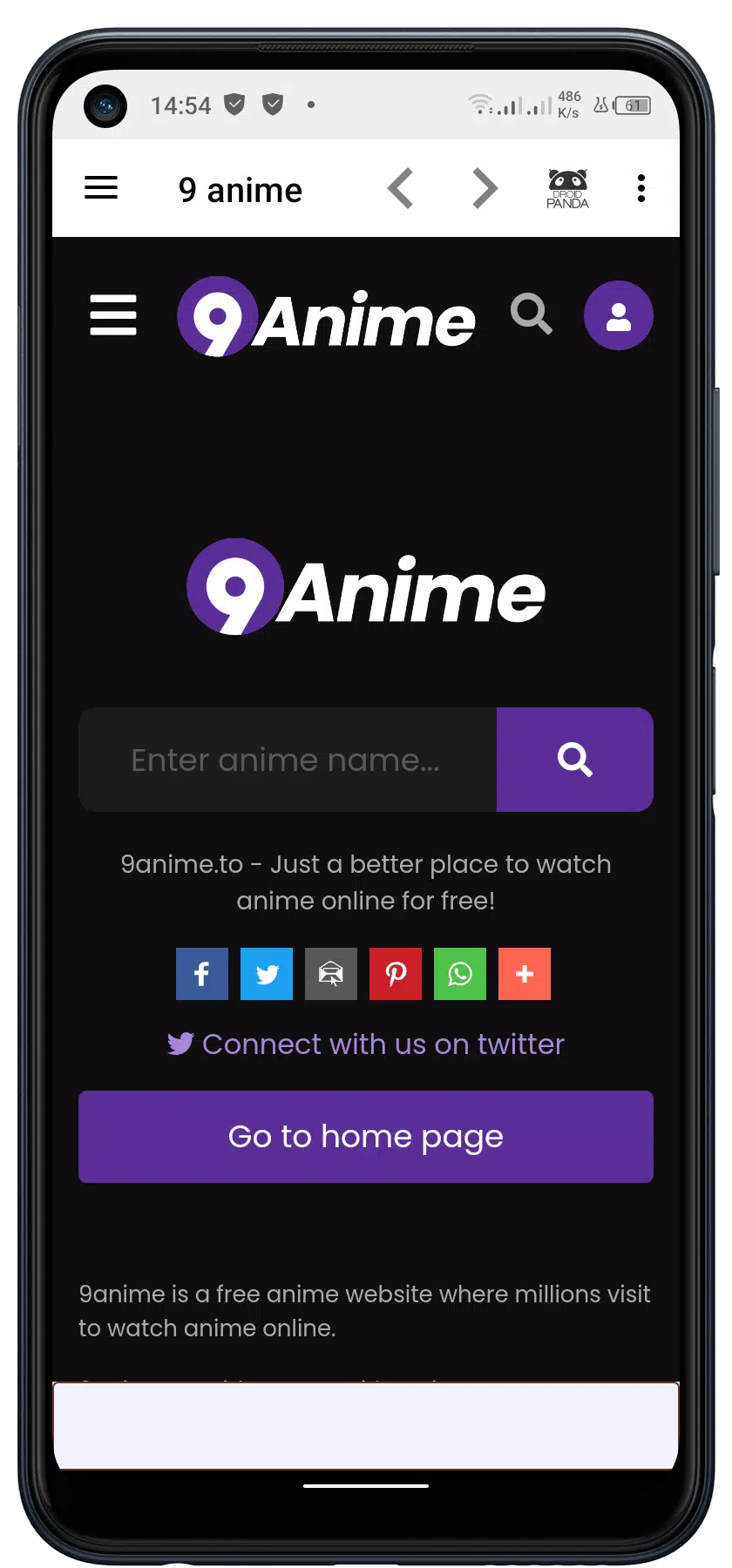 Schermata 9animes 1