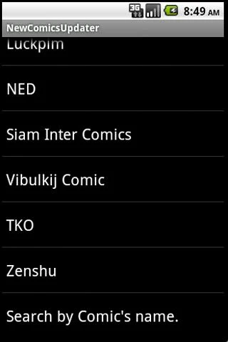 Thai New comics Updater Zrzut ekranu 2