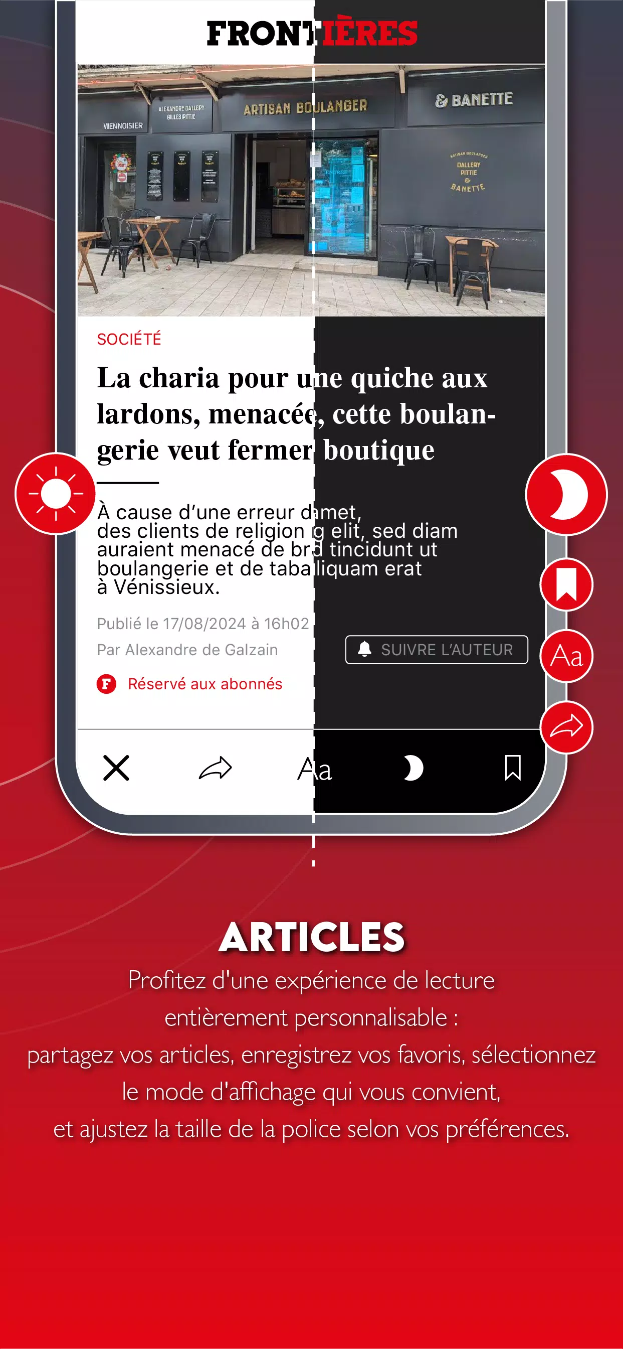 Frontières Media Screenshot 3