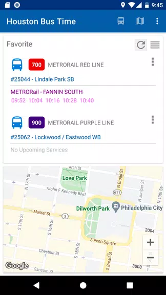 Bus Time in Houston Screenshot 0