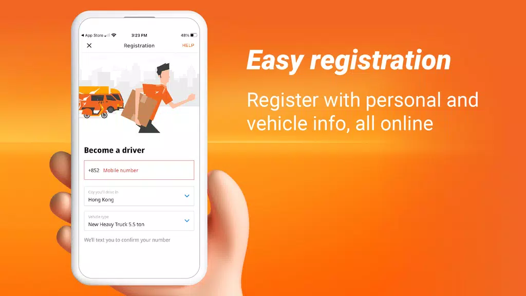 Lalamove Driver - Drive & Earn Schermafbeelding 1