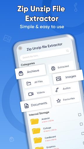 Zip File Reader 7zip Extractor Capture d'écran 0