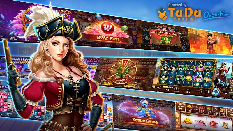 Pirate Queen Slot-TaDa Games 螢幕截圖 0