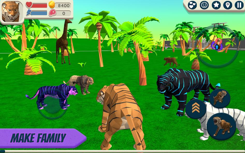 Tiger Simulator 3D Mod Screenshot 1