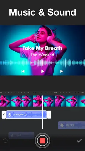 Vlog video editor maker: VlogU 螢幕截圖 3