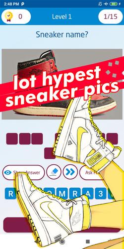 sneaker quiz Screenshot 3