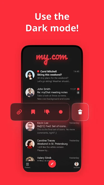 myMail: para Gmail y Hotmail Captura de pantalla 3