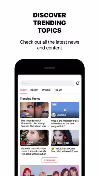 theQoos: K-Pop News, Friends, Music & Community 螢幕截圖 2