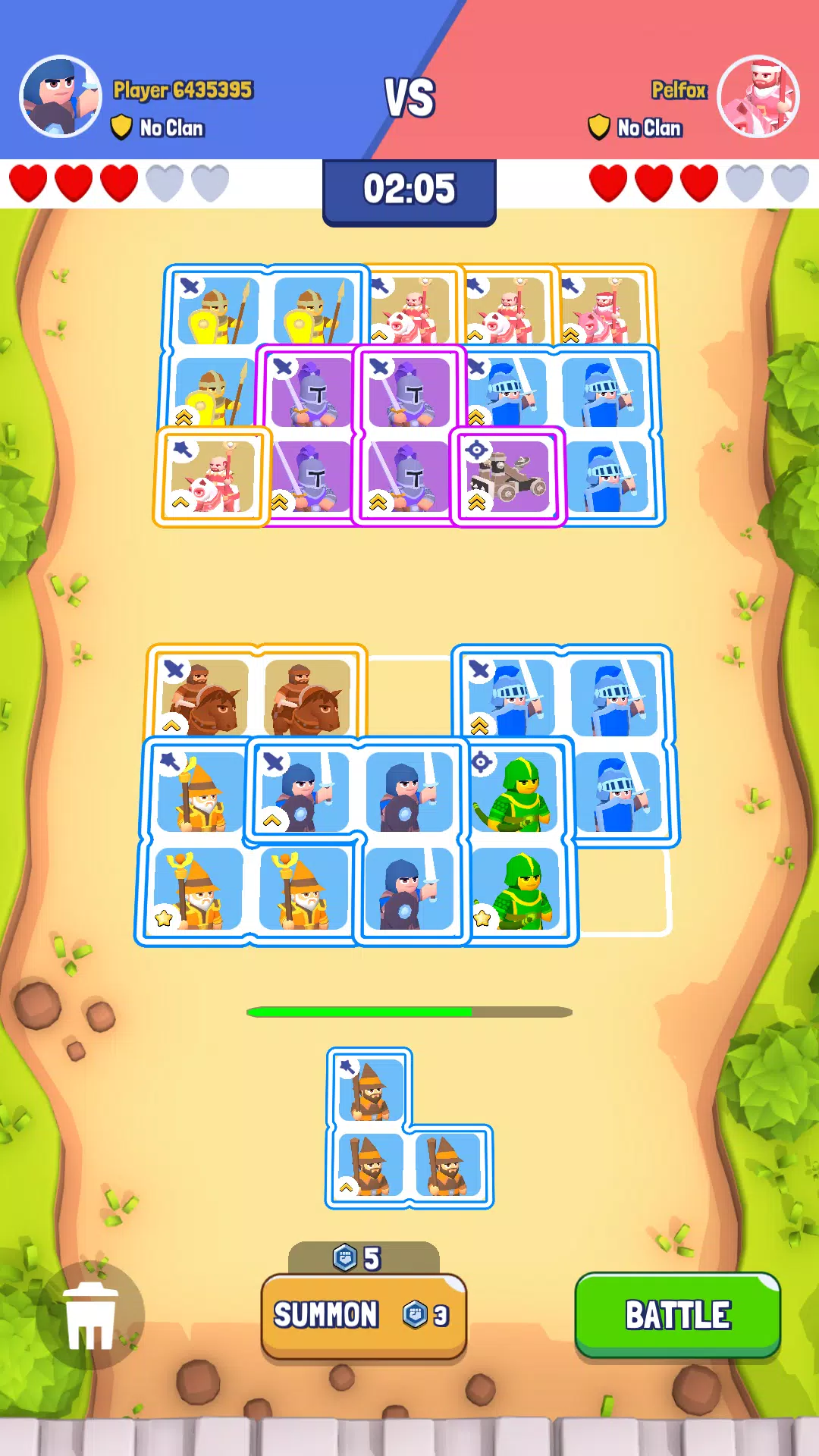 Merge Warrior Army Capture d'écran 0