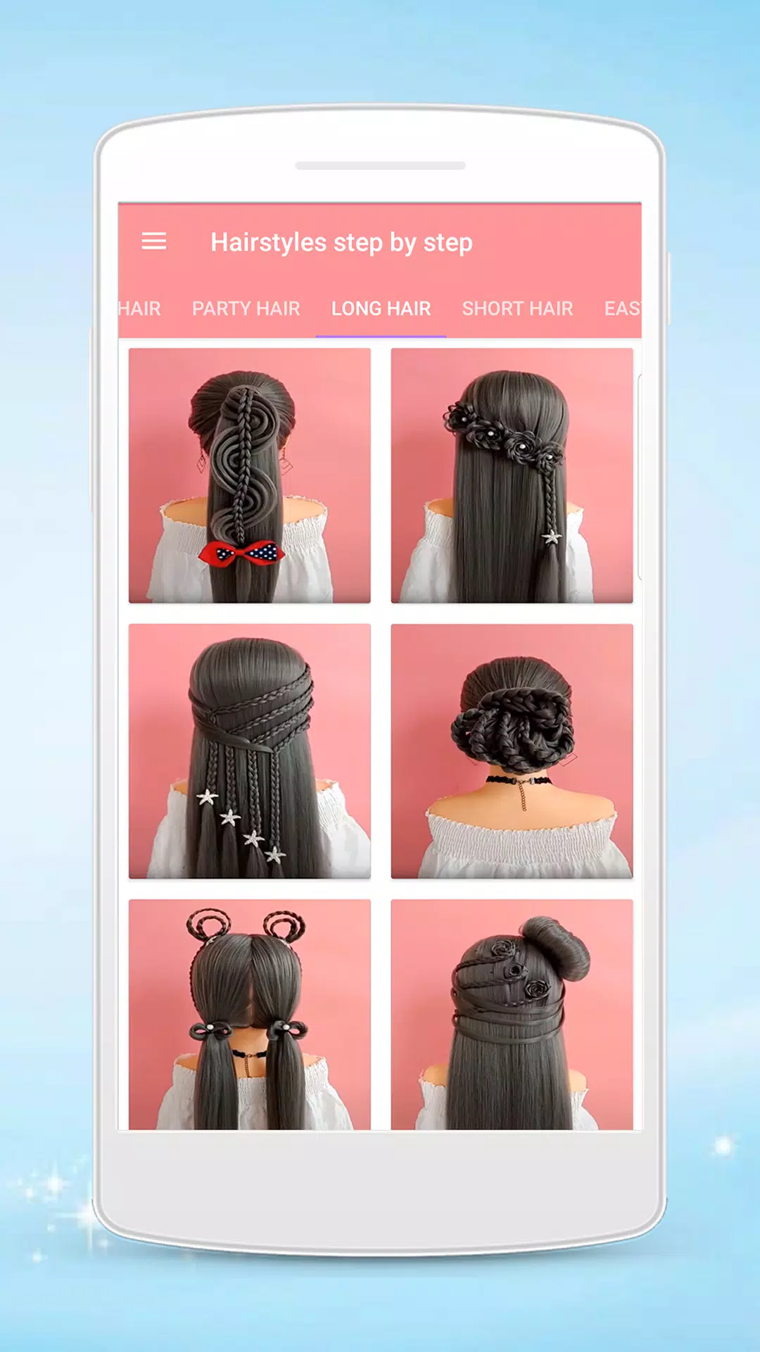 Hairstyles step by step Zrzut ekranu 0