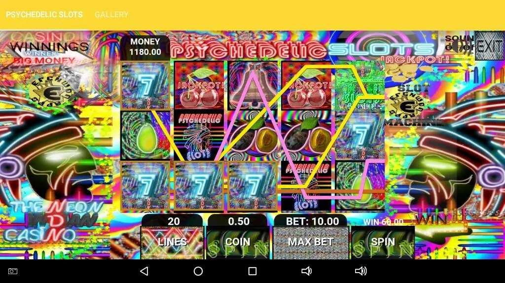 Psychedelic Slots Ảnh chụp màn hình 3