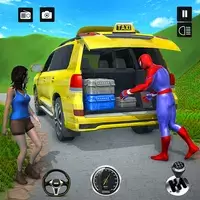 Superhero Car Games Taxi Games