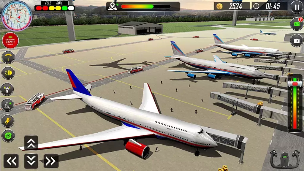 Real Plane Landing Simulator Ảnh chụp màn hình 1