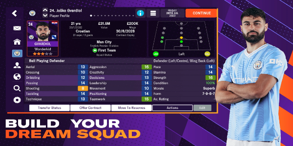 Football Manager 2024 Mobile Mod Ảnh chụp màn hình 0