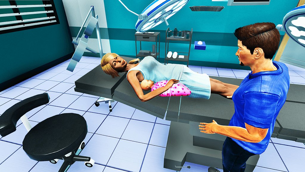 Pregnant Mom Baby Care Sim Captura de tela 0