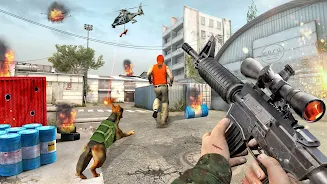 Army Commando fps shooting sim Captura de tela 0