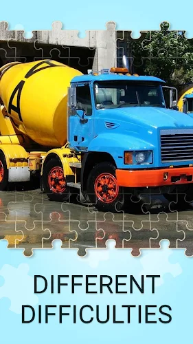 Concrete mixer truck puzzles Screenshot 2