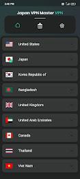 Japan VPN Master - VPN Proxy ภาพหน้าจอ 2