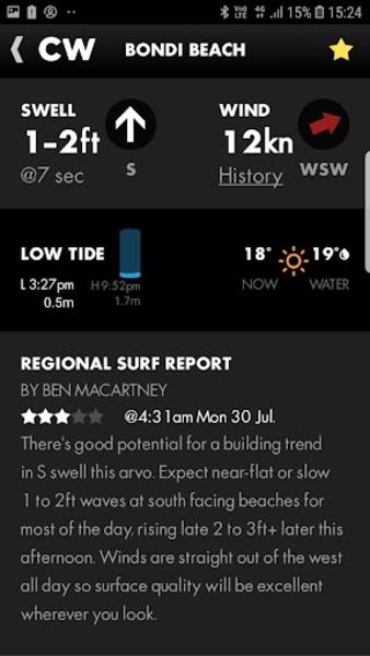 Surf Check Schermafbeelding 2