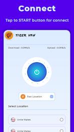 Tiger VPN Tangkapan skrin 1