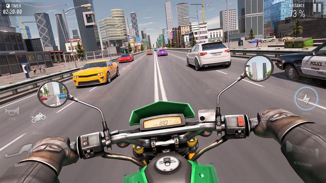 BRR: Moto Bike Racing Game 3D Mod Capture d'écran 2