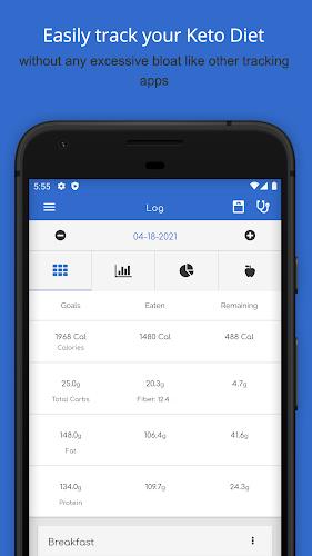 My Keto Low Carb Diet Tracker Capture d'écran 0