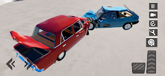 Russian Car Crash Simulator 3D Tangkapan skrin 0