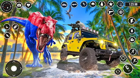 Real Dino Hunting 3D shooting Capture d'écran 0