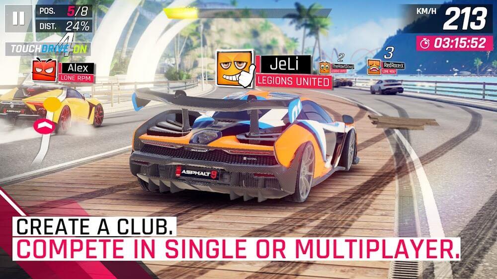 Asphalt 9: Legends ဖန်သားပြင်ဓာတ်ပုံ 3