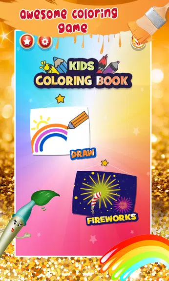 Kitchen Tools Coloring Book 螢幕截圖 0