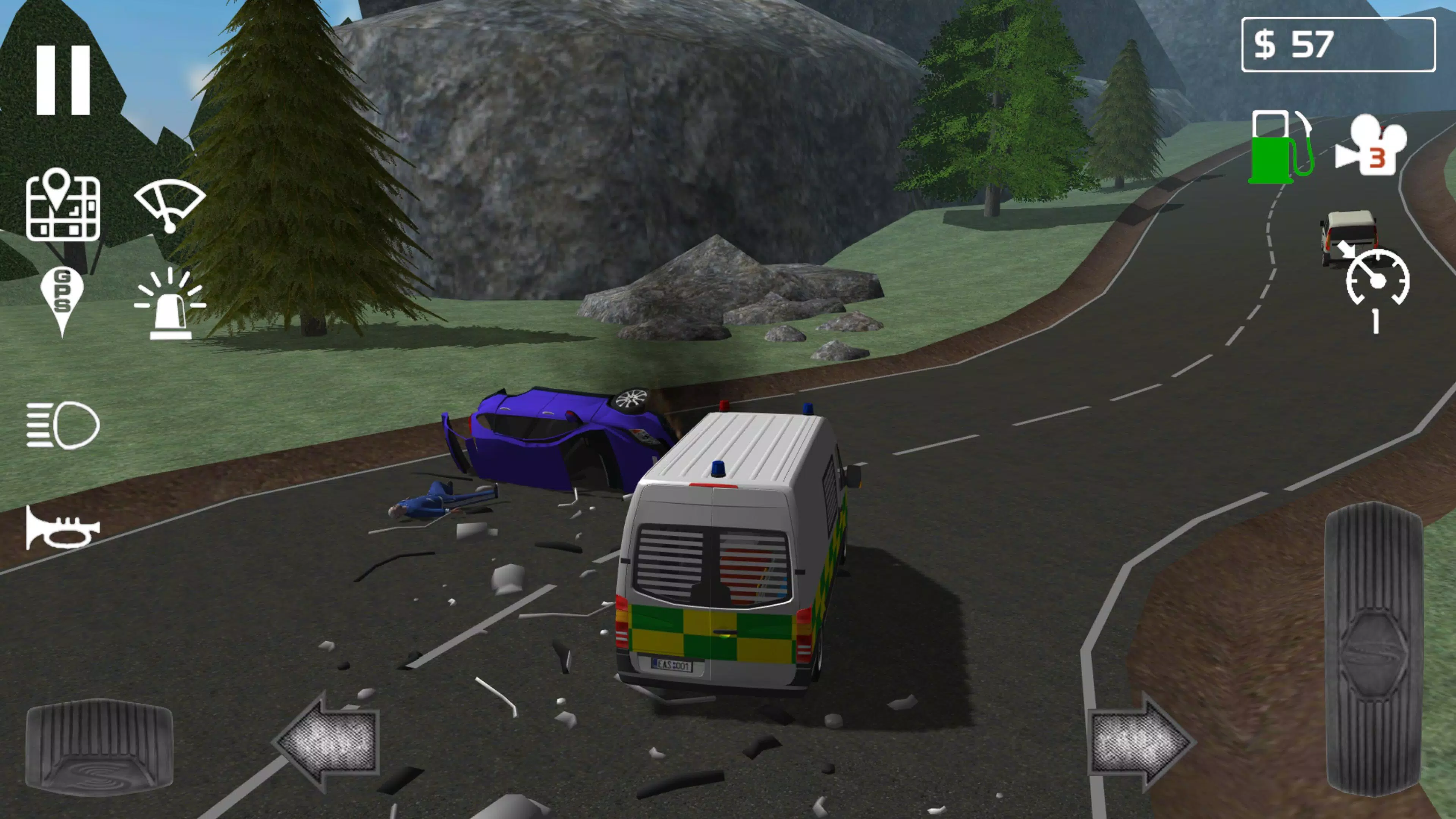 Emergency Ambulance Simulator Captura de pantalla 3