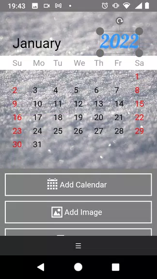 Calendarum: make your calendar Ảnh chụp màn hình 3