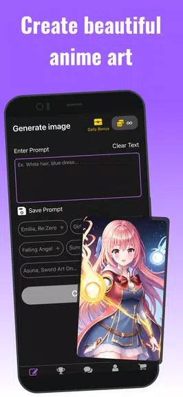 AI Image Generator - Anime Art Captura de tela 0