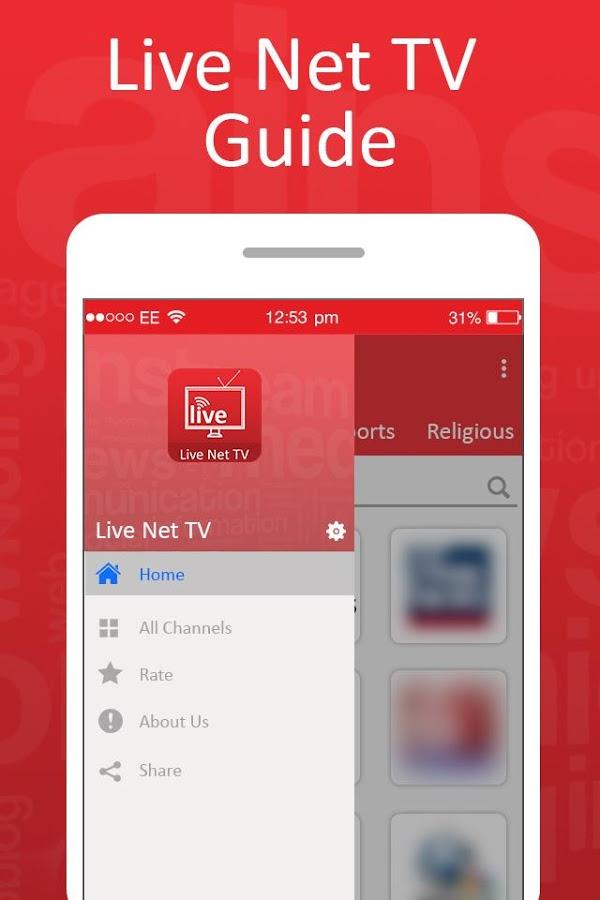 Live Net TV Streaming Guide ภาพหน้าจอ 2