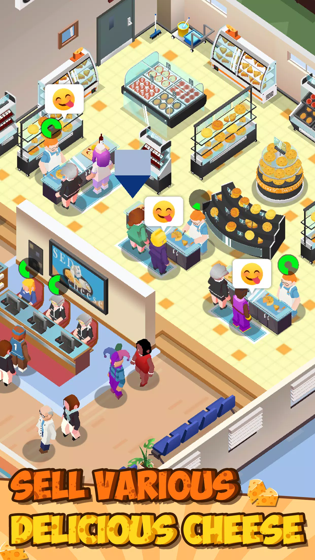 Idle Cheese Factory Tycoon 스크린샷 2