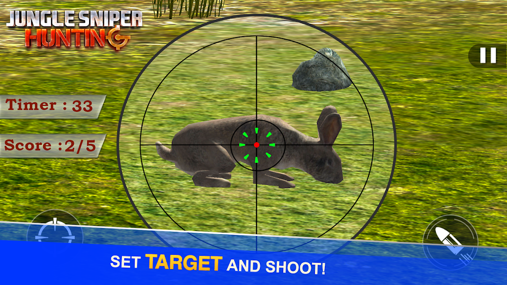 Jungle Sniper Hunting 3D Screenshot 2