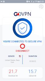 VPN secure fast proxy by GOVPN স্ক্রিনশট 1