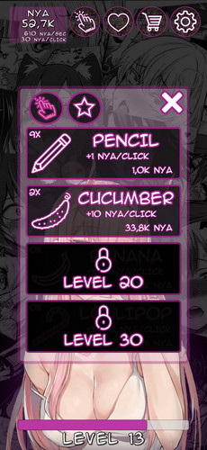 Ahegao Clicker Schermafbeelding 3