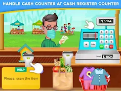 Grocery Shopping Cash Register Скриншот 2